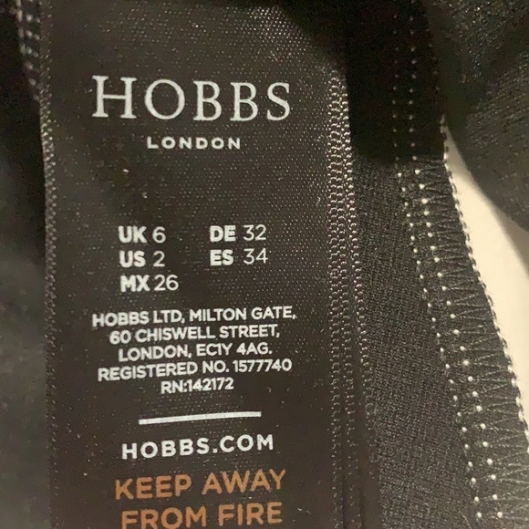 NWT. Hobbs Lizzie Jersey Colourbloock Dress Size 2 - Picture 9 of 10